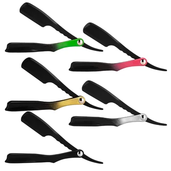 Rasoio Manuale con Testina Magnetica, Regolabarba, Epilatore Facciale, Kit Professionale per Barbiere, Durevole per Rasatura con Lame a Piuma