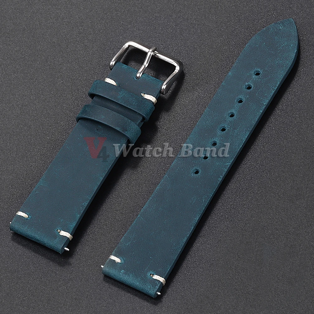 Elegant Brown Calfskin Leather Watch Band - Premium Wrist Strap Accessory