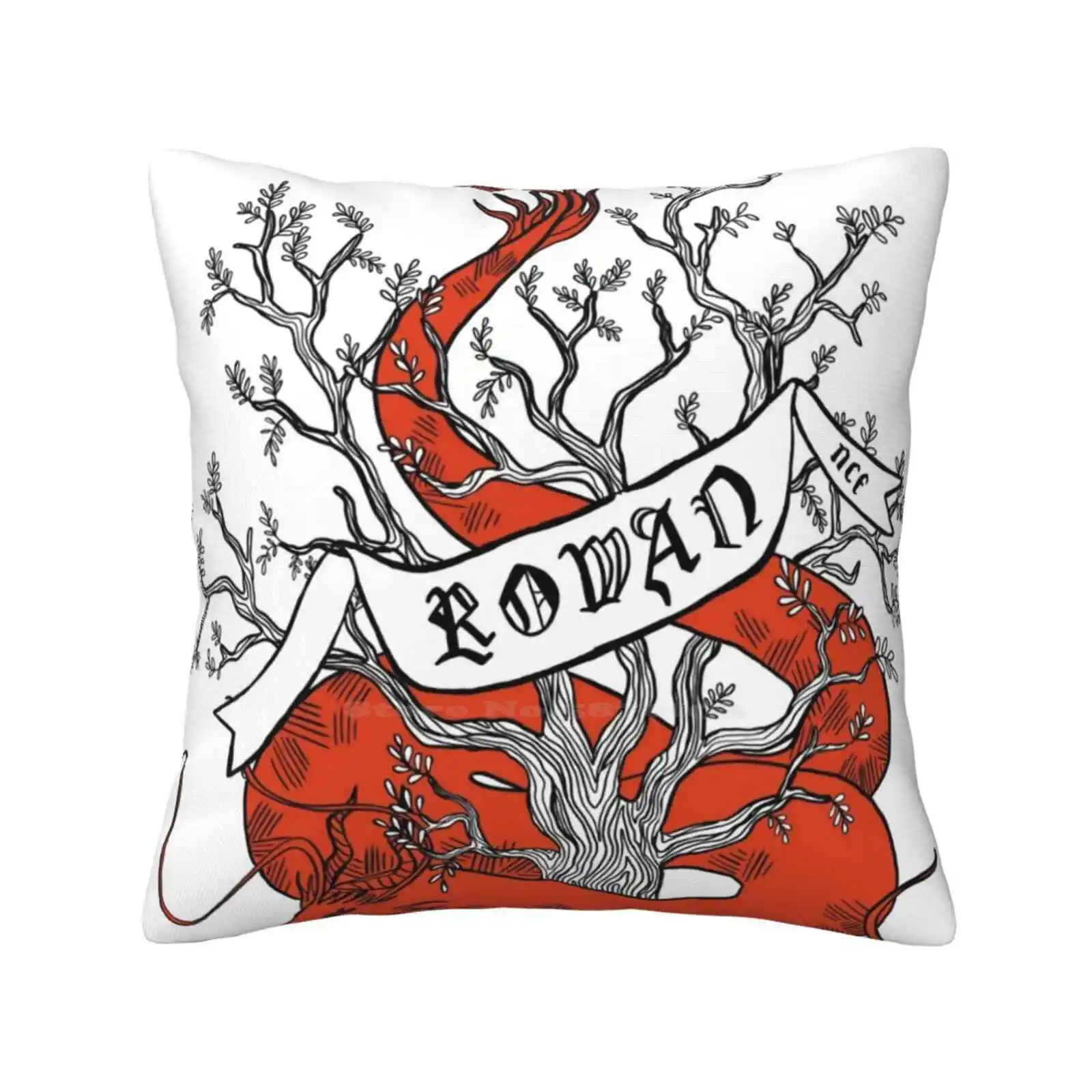 

Rowan House Ncf-White Version Throw Cushion Pillow Cover