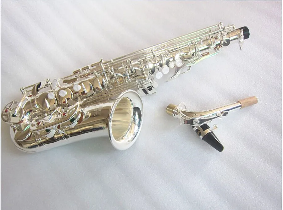 New Eb Alto Saxophone Jupiter JAS-700Q Silvering Brass Sax Body E-Flat Music Instruments Sax