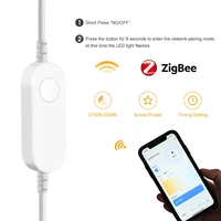 Tuya Zigbee COB CCT LED Strip Light 12V 2m 3m 5m 10m Flexible Dimmable Cupboard Wardrobe Decor Lamp for Alexa Google Assistant - Image 5