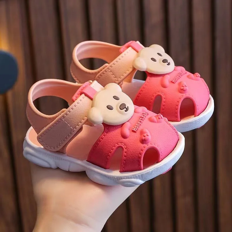 Summer baby boys girls sandals children beach sandals cartoon infant toddler shoes comfortable soft sole kids student shoes 2