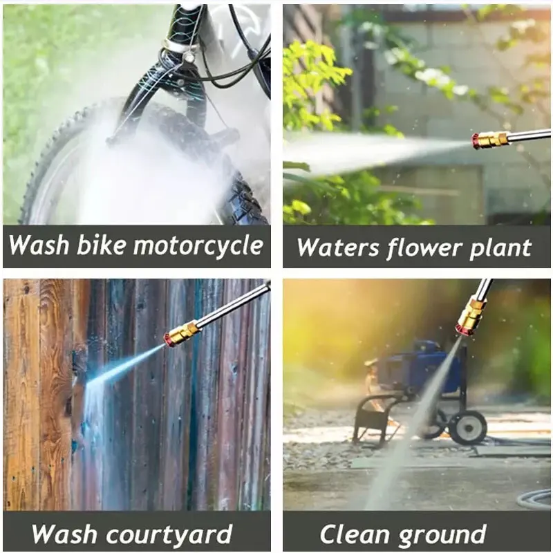 30Bar Wireless High Pressure Wash Gun Washer Supplies Foam Generator Water Gun Spray Cleaner Gardon Wash for Auto Home Cleaning 3