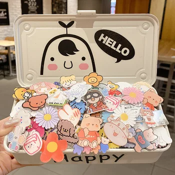 어린이 학생용 귀여운 동물 배지 핀, 다양한 무작위 배지, 배낭 옷 가방, 보석 액세서리, 10-50 개