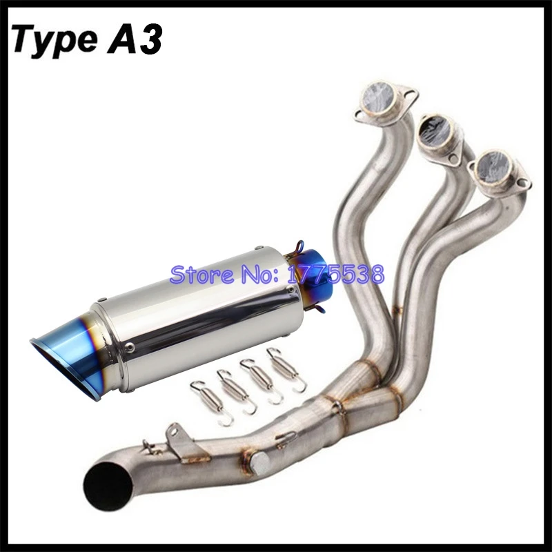 MT09 FZ09 Motorcycle Exhaust System Full Set Header Escape Moto Muffler for Yamaha MT-09 FZ-09 2014-2020 SXR900 2016-2021 Motors - Image 2