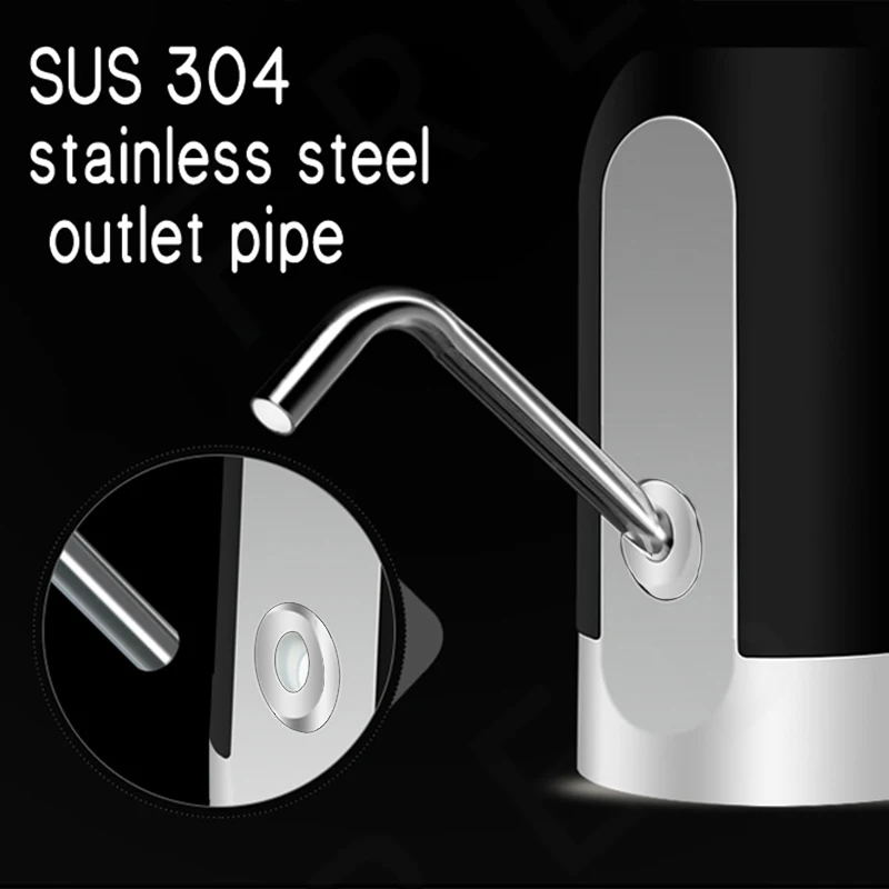 Wireless Electric water dispenser Barreled Water Pump USB Rechargeable Mini Portable Fast Water Automatic Dispenser Simple Barrel Type Pumpin