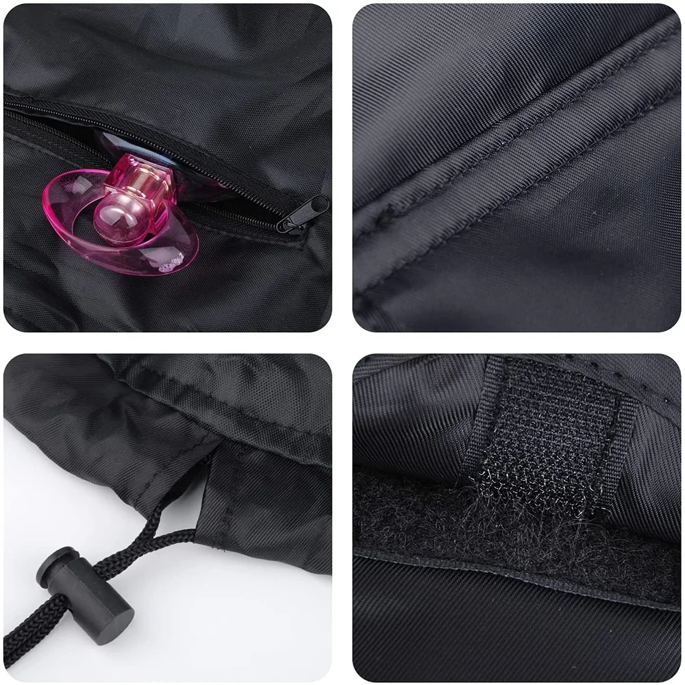 Women Drawstring Cosmetic Bag Organizer Travel Toiletry Storage Shoulder Bag MakeUp Pouch Large Capacity Beauty Case Gold Series 4