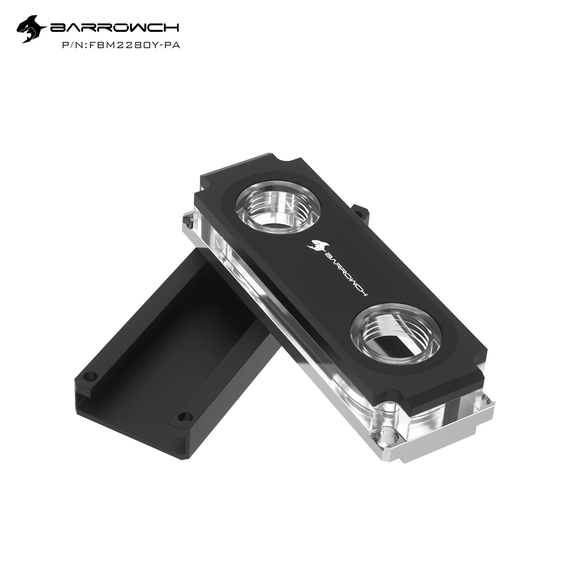BARROWCH 2280, 22110PCIE SATA M.2 M2 SSD Water Cooling Block Cooler