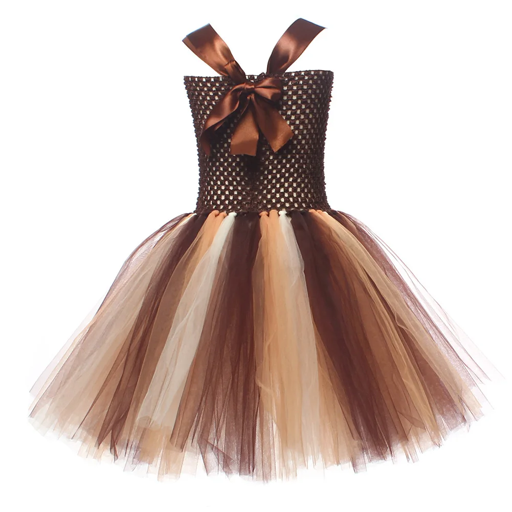 Disguise Cute Lion Cosplay Child Girls Tutu Skirt Dress Cartoon Animal Squirrel Fantasia Costume Roleplay Role Play Fancy Cloth cosplay costume kids girls dress animal tutu skirt outfit