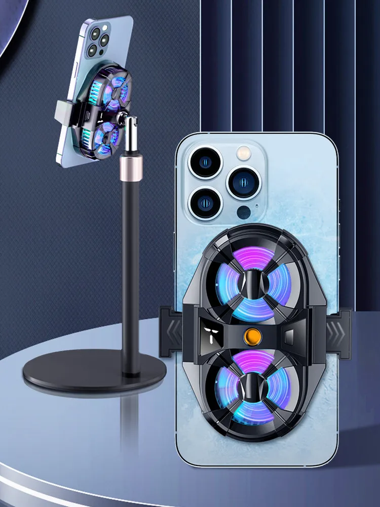 SL07 Mobile Phone Semiconductor Dual Fan Cooling Radiator description image 7