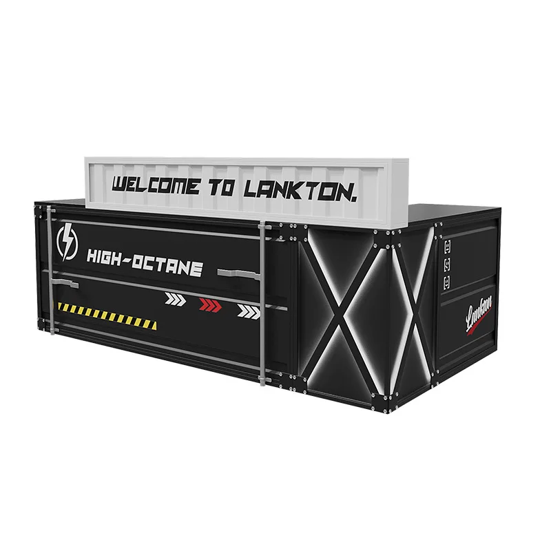 Industrial Style Creative Cashier With Light Catering Barbecue Billiard Hall Coffee Restaurant Bar Counter