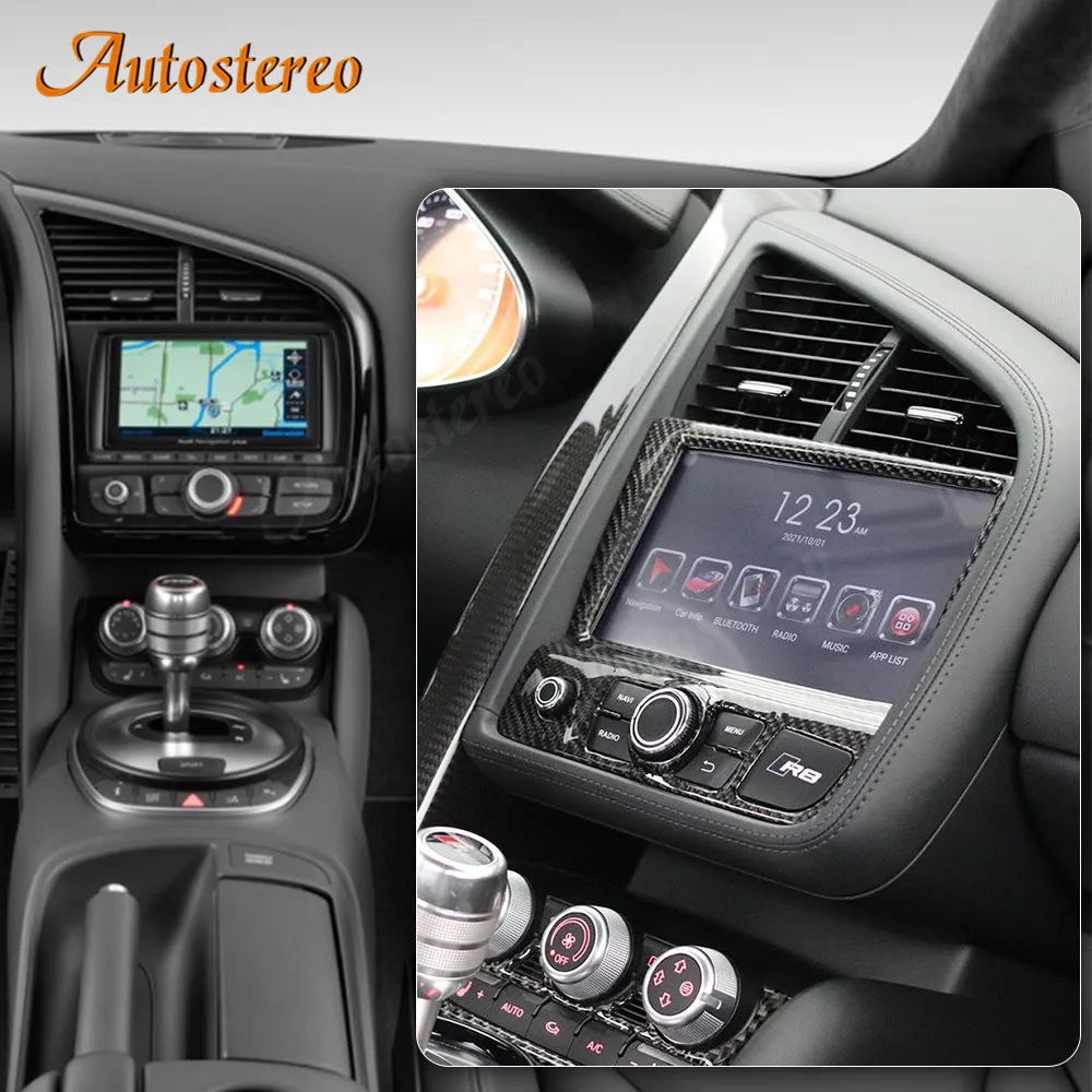 Android Big Boy Toy For Audi R8 Spyder Tony Stark Car GPS Navigation Auto Stereo