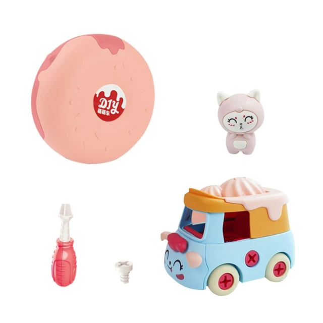 Educational Block Set Disassembled Building Block Developmental DIY Model Car for Kids Learning Gift incl Screwdriver 1