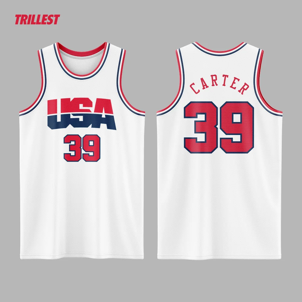 Trillest R.I.P. 39th USA President Jimmy Carter Anniversary Edition Basketball Jersey Men's Women's Youth Sizes Available