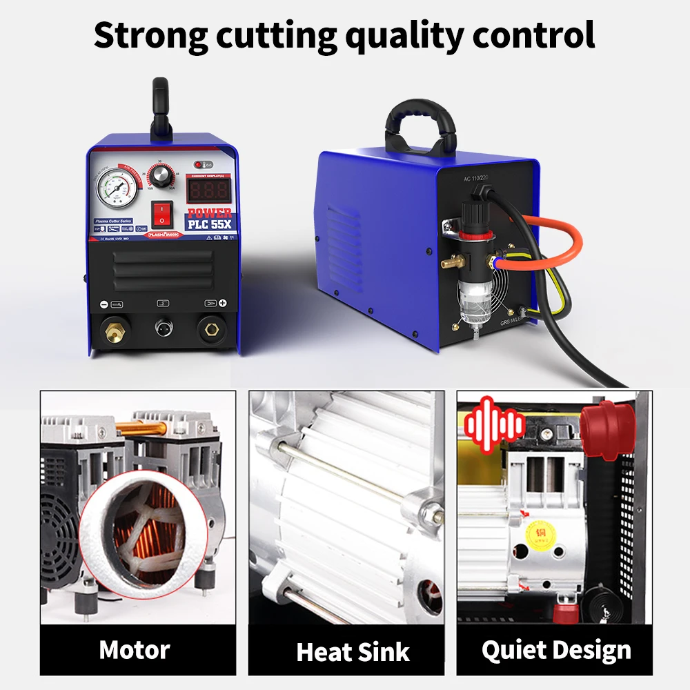 Plasmargon Plasma Cutter Cut 55X Air Cutting Machine CNC Low Frequenc  IGBT Metal Cutting Machinery 55A 220V 2
