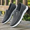 Men's Shoes Summer Breathable New Models The Elderly Men's Casual One-Pedal Wear Resistant Cloth Shoes 1
