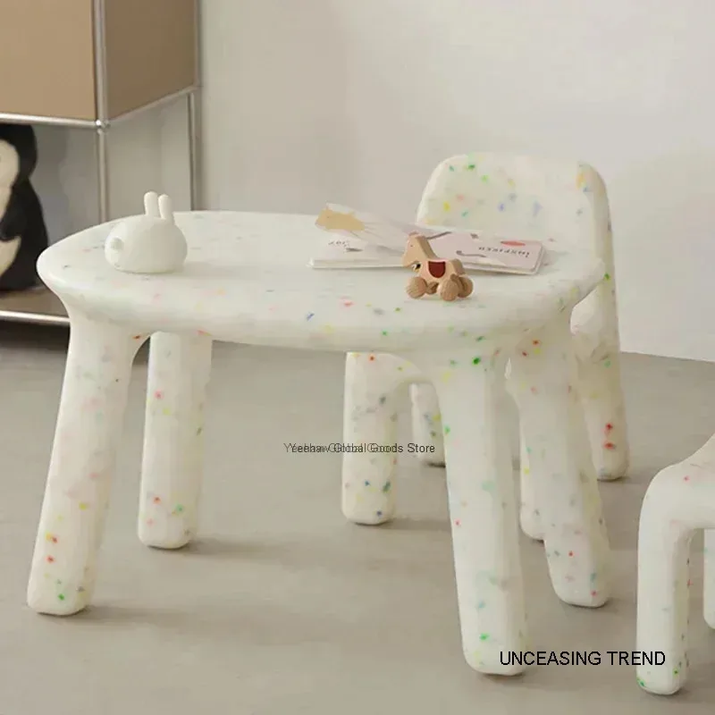 Children's Table Desk Kids Room Preschool Plastic Baby Chairs Chair Toddler Study Furniture The Dressing Bureau Enfant Mini Set