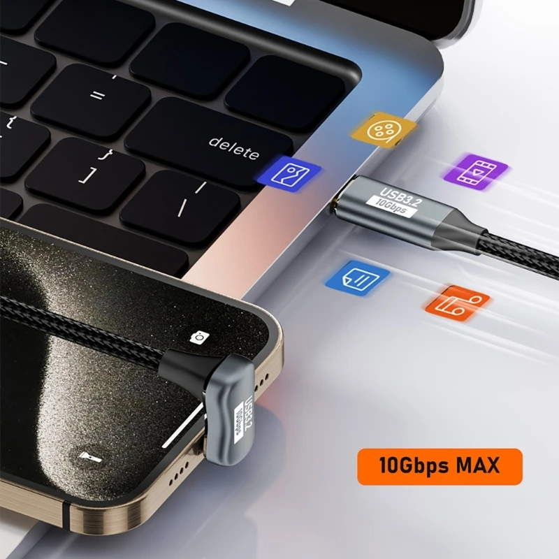 PD100W USB USB 충전 와이어 라인 지원 데이터 전송 4K@60Hz 비디오