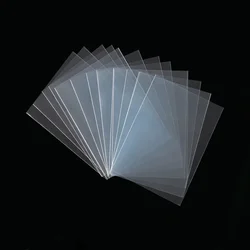 100-Piece Set of Transparent Card Sleeves for Games and Collectibles (74x125 mm)