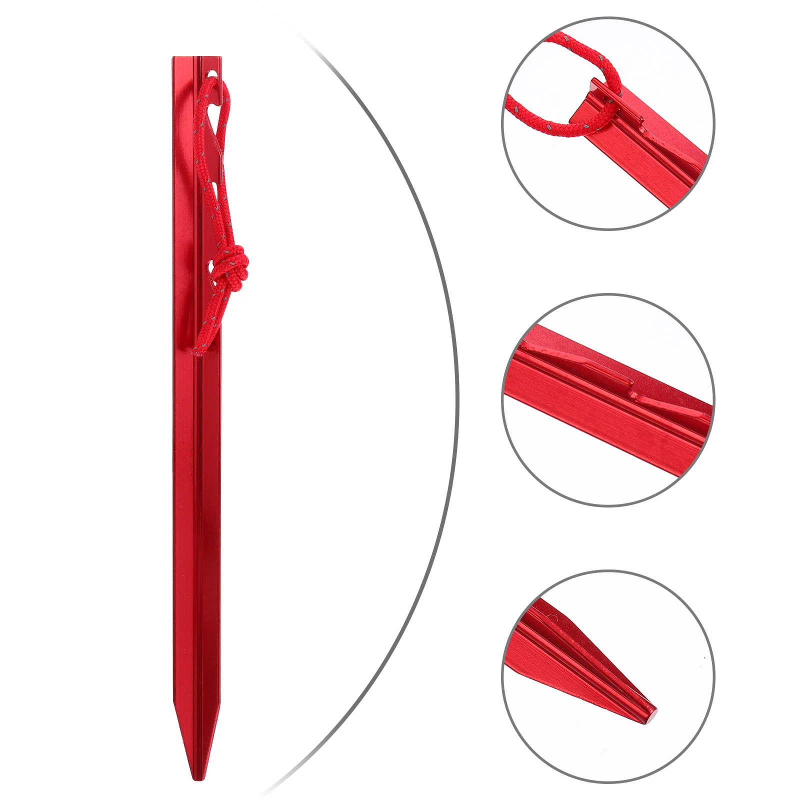 

5pcs Durable Tent Stake Tent Accessories Tent Supplies Tent Pin for Outside