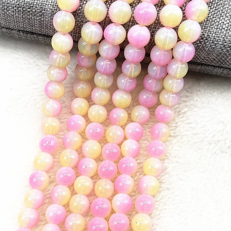 Perles De Verre Rondes Plates à Facettes De 8 Mm 0,3 Pouce Perles Rondelles Lustre Sam Clar