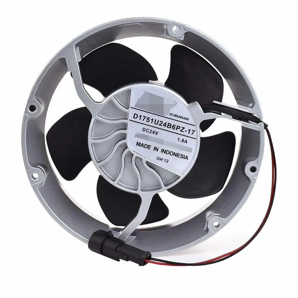 

Cooling Fan D1751U24B6PZ-17 for ABB Inverter SERVO 170*50mm 24V 1.8A 2pin