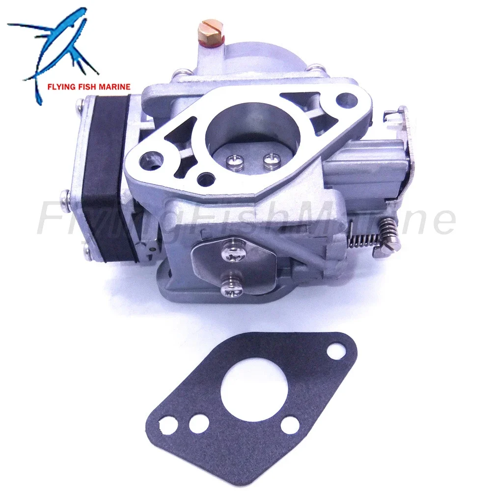 Outboard Motor Carburetor Assy and Gasket for Hangkai 2-stroke 9.8hp 12hp Boat Engine