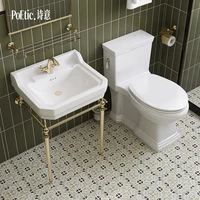 อ่างล้างหน้าสูงจากพื้นจรดเพดานสไตล์เรโทร ห้องน้ํา ขายึดสีทอง อ่างล้างหน้า ระเบียง อ่างล้างหน้า 3