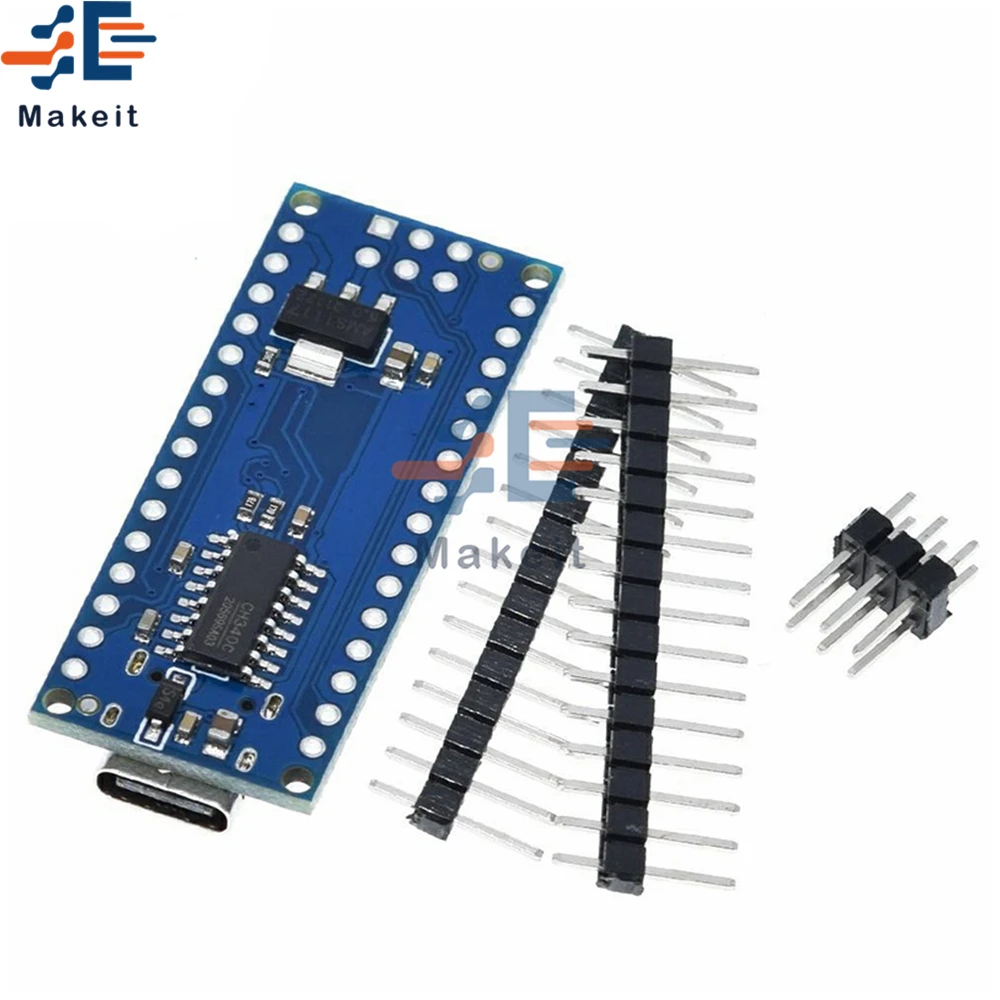 Atmega328-CH340-MINI-Type-C-Nano-3-0-USB-C-Development-Board-Module ...