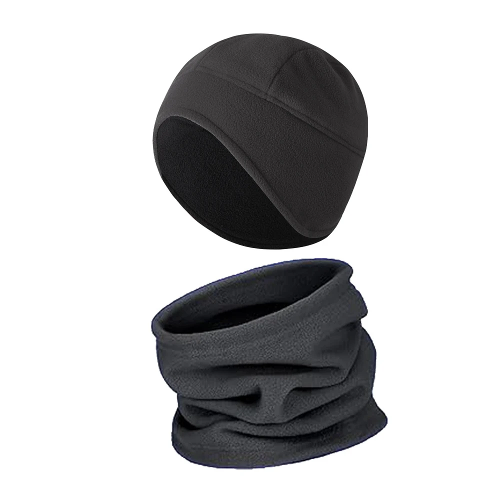 LIXADA Winter Beanie Hat Scarf Set Windproof Ski Skull Cap Neck Warmer Gaiter Face Scarf for Winter Outdoor Activities 6