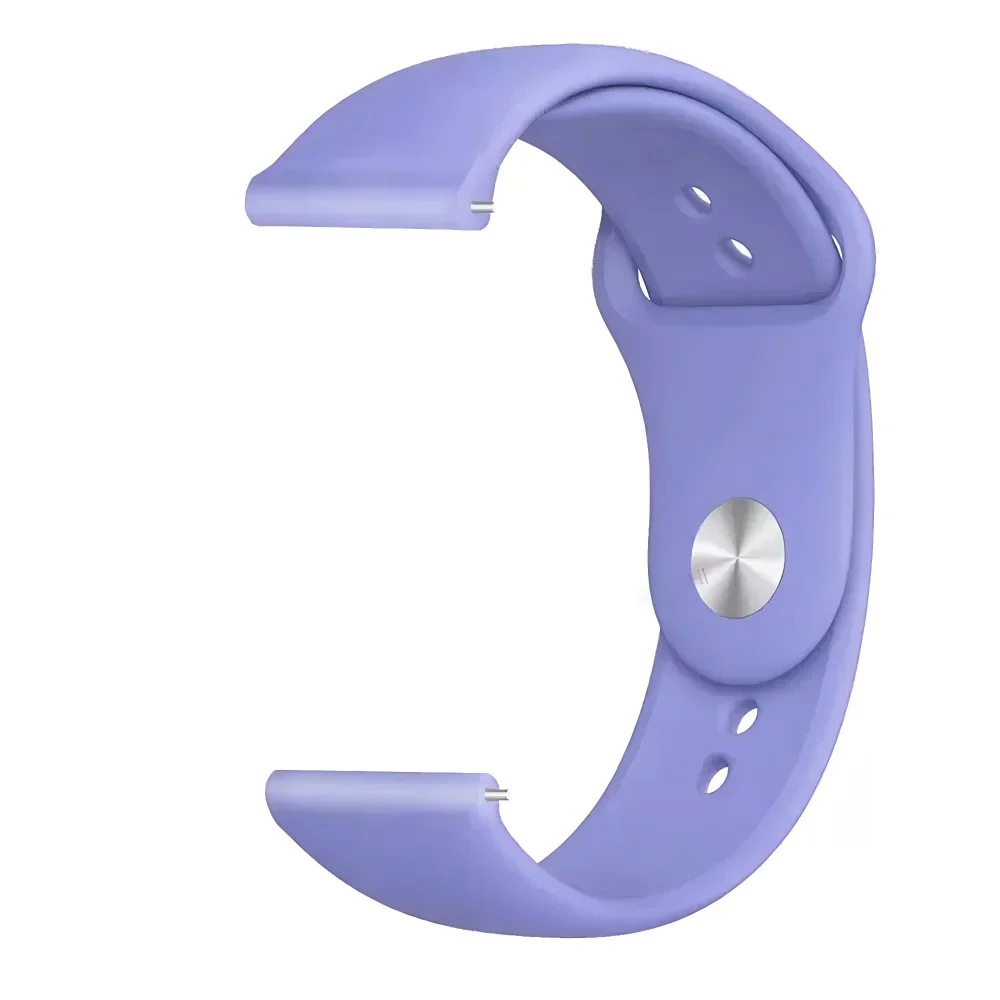 Silicone Sports Watch Band - 20mm/22mm Adjustable Strap Bracelet