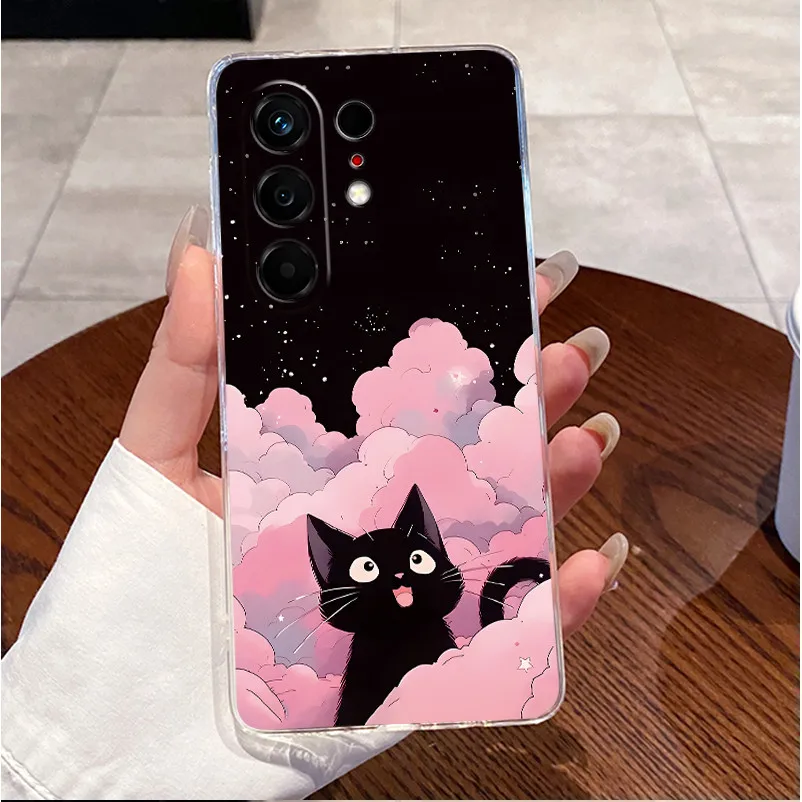 Cute Love Heart Rabbit Clear Soft TPU Silicone Back Cover