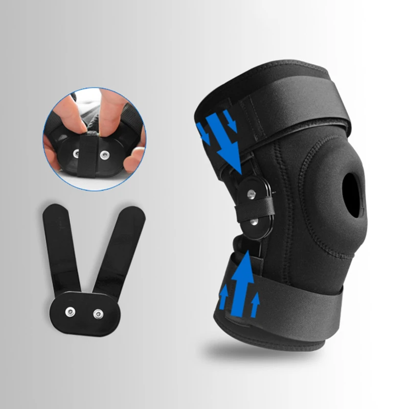1PC Orthopädische Knie Pad Brace Sehne Bänder Meniskus Schmerzen Relief Unterstützung Kompression Männer Frauen Klapp Knie Protector Strap – Detail 7