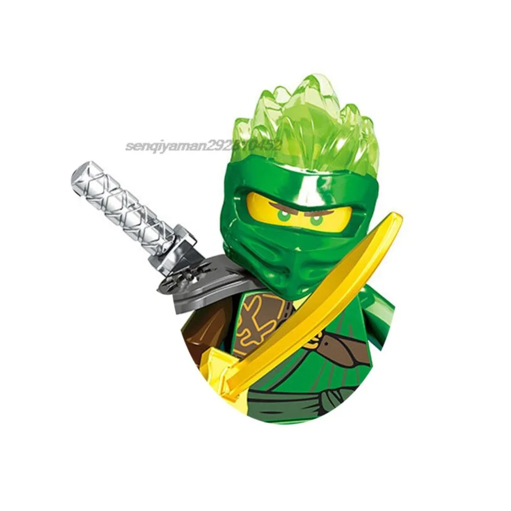 Figures Garmadon Jay Zane Kai Nya Lloyd Samukai Cole Harumi Ultra Violet Pyro Snake Building Block Kids Toy: 안전하고 창의적인 닌자고 블록 장난감