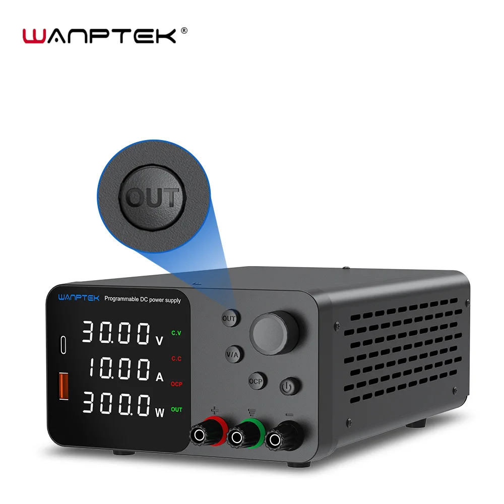 WANPTEK Zasilacz laboratoryjny 30V 10A z Polski za $40.53 / ~156zł