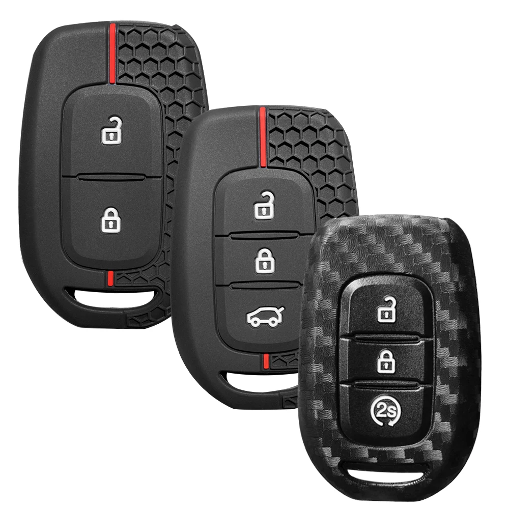 Key Case Silicone Key Case For Dacia Sandero Stepway Logan Duster For Renault clio 5 Dokker Logan Stepway Clio 5 SS2 Renault TWingo Cover