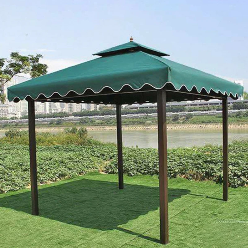 

garden pavilion Outdoor Aluminum Gazebo courtyard garden Pergola quadrangle Pavilion Roman tent outdoor sunshade canopy