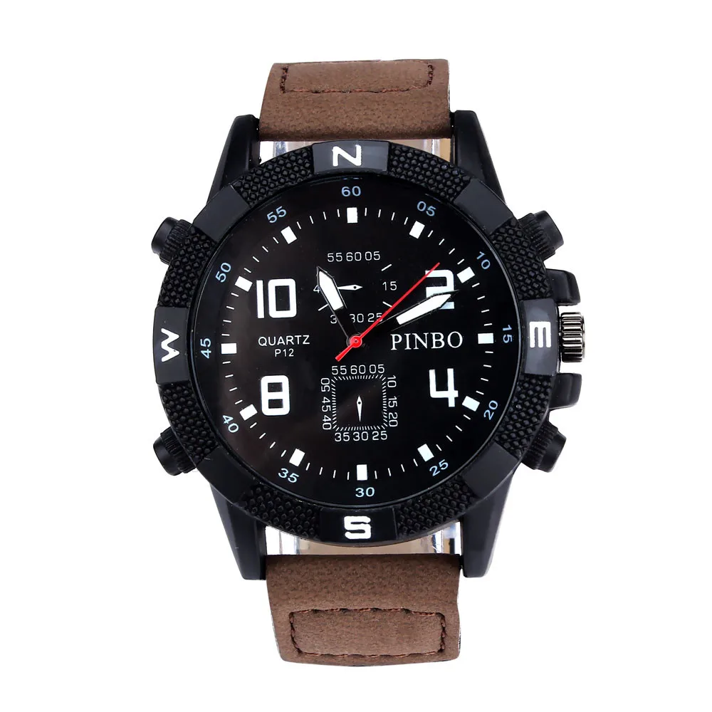 

2023 New Luxury Men'S Canvas Strap Large Dial Military Sport Quartz Wrist Watch Relojes Para Hombres RelóGio Masculino 시계