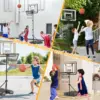 20075-ace209.jpg Adjustable Kids Basketball Hoop with Scoreboard & Timer, Indoor Outdoor Toy