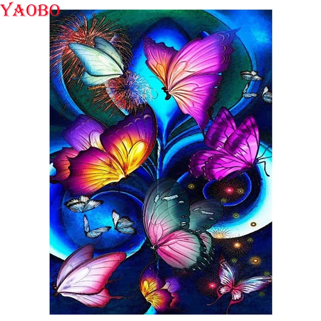 Beautiful Butterfly Diamond Painting Stitch 5D DIY Full Drill