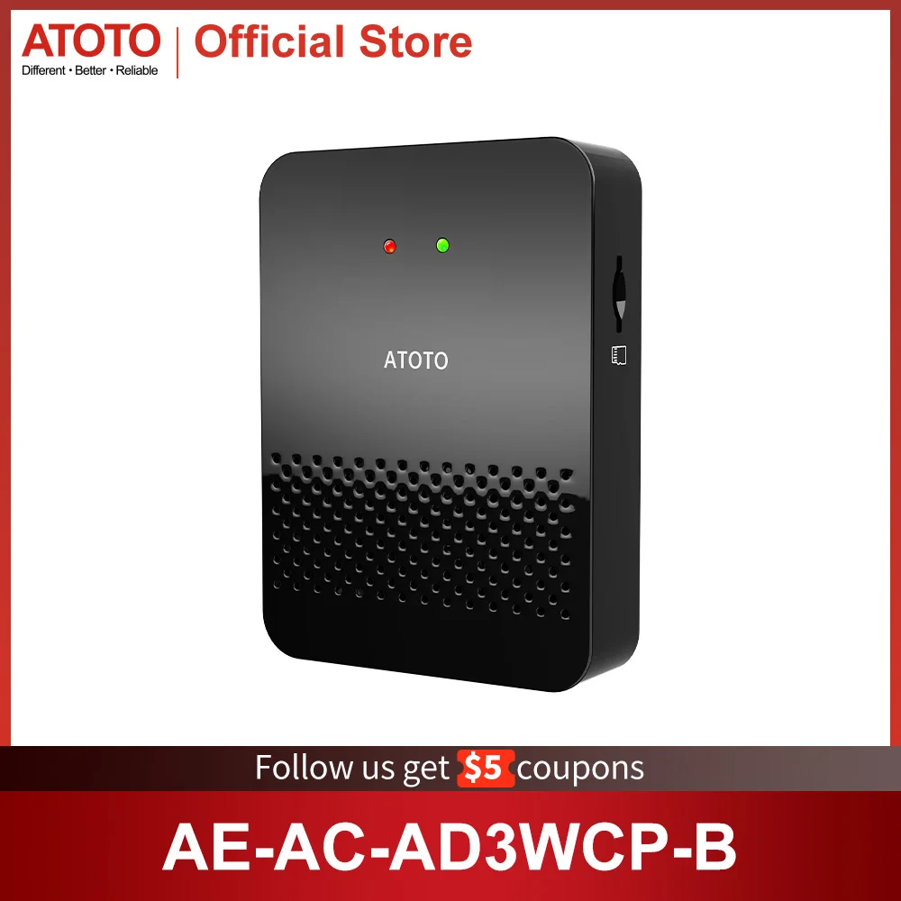 ATOTO AC-44P2 1080P USB DVR On-Dash Camera - Sony Sensor Image
