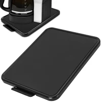 Kitchen Appliance Sliding Tray with Smooth Wheels Below Cabinet Appliance Rolling Tray Countertop Moving Slider Coffee Tray 1