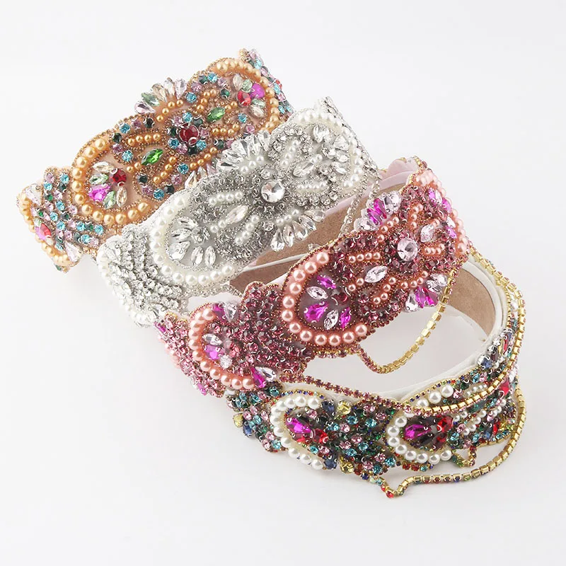 TasselRhinestoneHeadpieceNewFashionPersonalityFullOfRhinestones