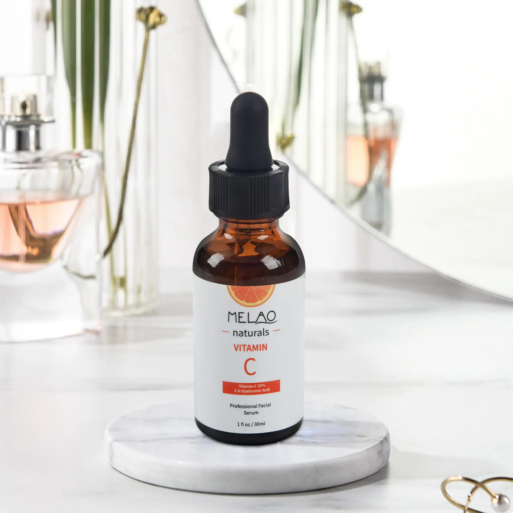 MELAO Natural Vitamin C Serum for Face Organic Anti-Aging Topical Facial Serum, 20% Vitamin C + E 30ML 5
