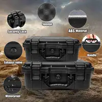 Waterproof Case Tool box organizer box Hard Case Tool Storage box Tough Build Protable Toolbox Instrumengt Plastic tool case 2