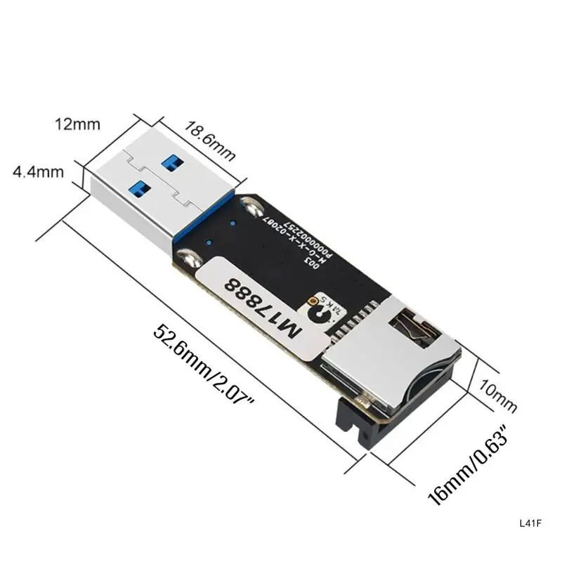EMMC 모듈 32Gb 메모리 카드용 USB3.0 어댑터 카드 리더기 EMMC-ADAPTER V2
