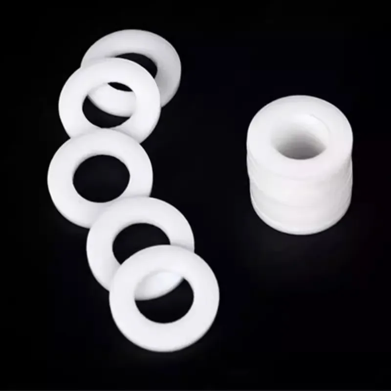 

50Pcs M3-M10 Flange Pressure Gauge Water Pipe Joint Gasket PTFE Flat Washer Gasket Spacer Sealing For Pressure Gage