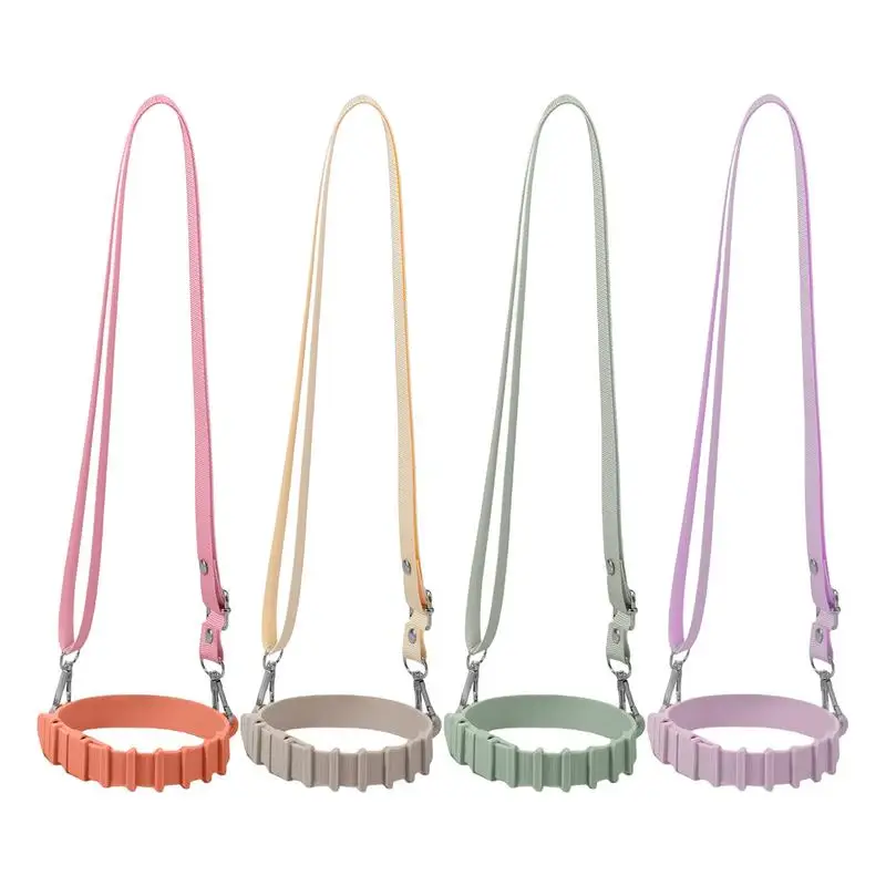 

Silicone Water Bottle Sling Carrier Travel Water Bottle Cup Sling Water Bottle Handle Water Bottle Holder Tumbler Cups Carrier