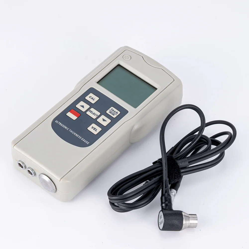 

Ultrasonic Thickness Gauge Portable Handheld AT-140B High Precision 0.01mm 1.2~300 Metal Iron Copper Plastic Thickness Gauge