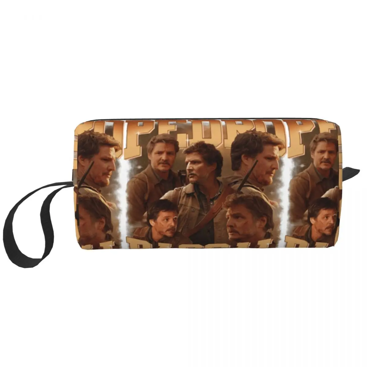 

Pedro Pascal, The Last Of Us, Vintage Bootleg Vintage Style Cosmetic Bag Women Makeup Bags Travel Daily Toiletry Bag Organizer